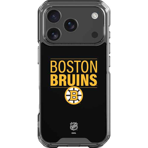 NHL Boston Bruins Lineup iPhone 18 Pro Clear Case