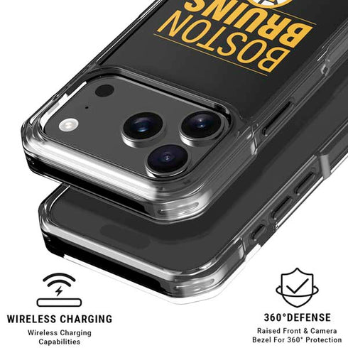 NHL Boston Bruins Lineup iPhone 18 Pro Clear Case