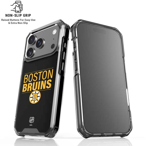 NHL Boston Bruins Lineup iPhone 18 Pro Clear Case