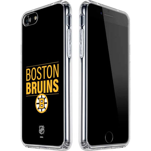NHL Boston Bruins Lineup iPhone SE (2nd & 3rd Gen) Clear Case