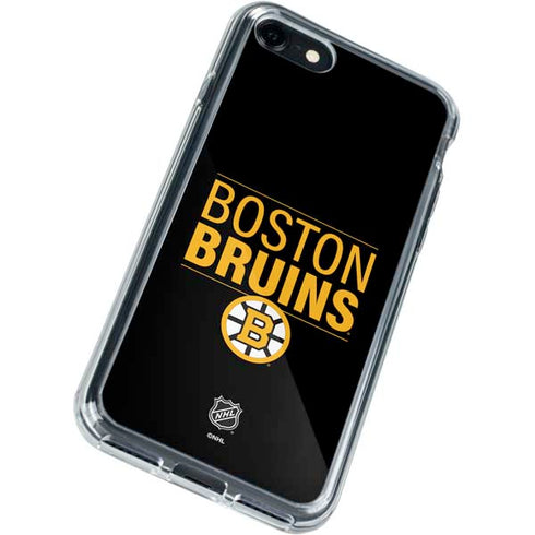 NHL Boston Bruins Lineup iPhone SE (2nd & 3rd Gen) Clear Case