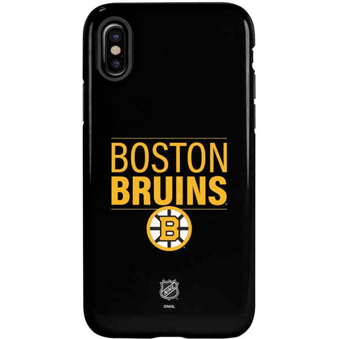 NHL Boston Bruins Lineup iPhone X Pro Case