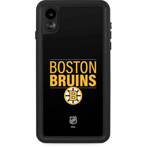 NHL Boston Bruins Lineup iPhone XR Waterproof Case