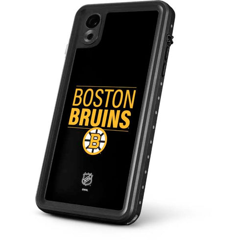 NHL Boston Bruins Lineup iPhone XR Waterproof Case