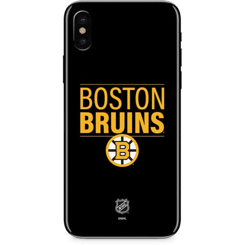 NHL Boston Bruins Lineup iPhone XS Max Skin