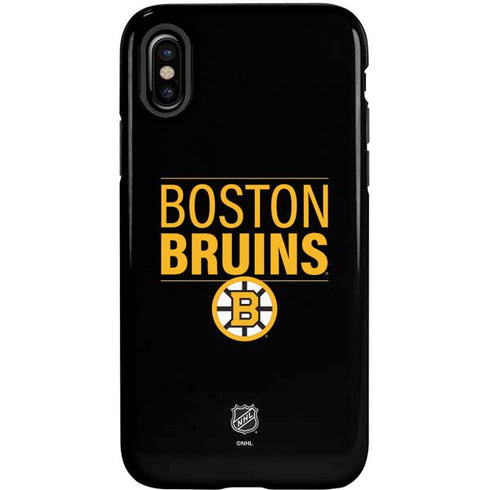 NHL Boston Bruins Lineup iPhone XS Pro Case