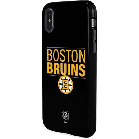 NHL Boston Bruins Lineup iPhone XS Pro Case