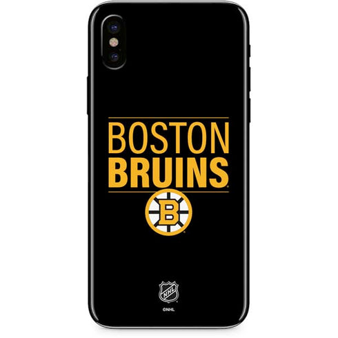 NHL Boston Bruins Lineup iPhone XS Skin