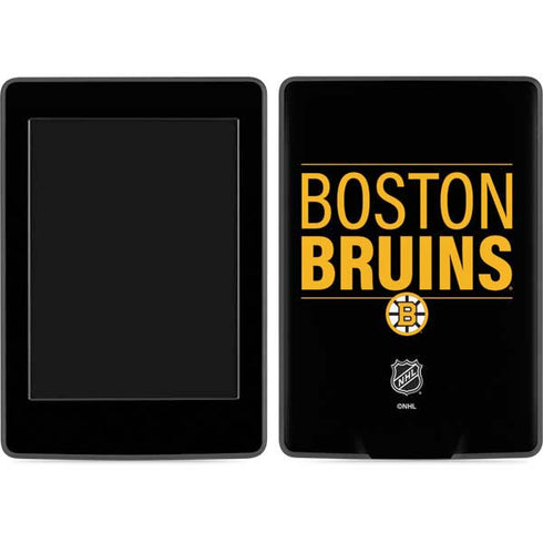 NHL Boston Bruins Lineup Amazon Kindle Skin