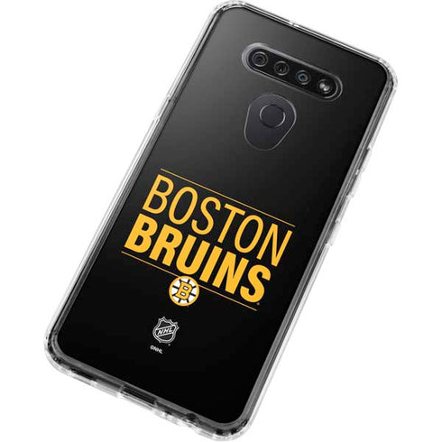NHL Boston Bruins Lineup LG K51/Q51 Clear Case