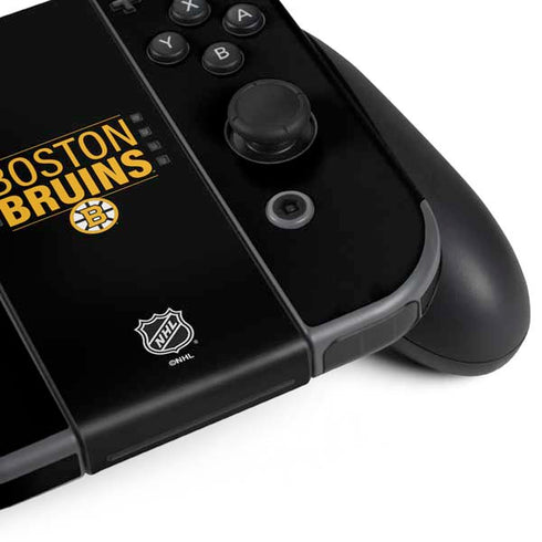 NHL Boston Bruins Lineup Nintendo Switch (2017-2021) Joy-Con Controller Skin