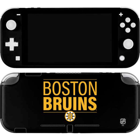 NHL Boston Bruins Lineup Nintendo Switch Lite Skin