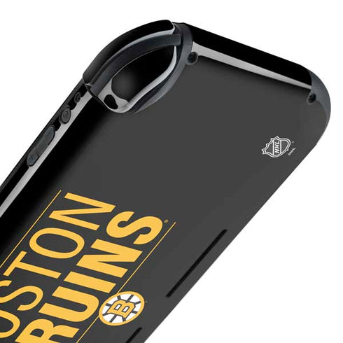 NHL Boston Bruins Lineup Nintendo Switch Lite Skin