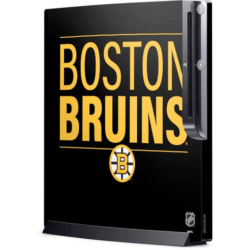 NHL Boston Bruins Lineup Playstation 3 & PS3 Slim Skin