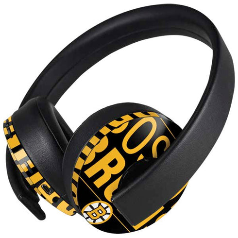 NHL Boston Bruins Lineup PlayStation 4 Gold Wireless Headset Skin