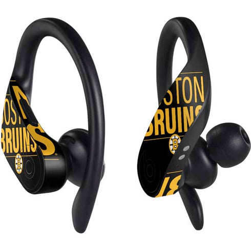 NHL Boston Bruins Lineup PowerBeats Pro Skin