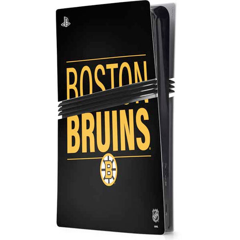 NHL Boston Bruins Lineup PS5 Pro Console Skin