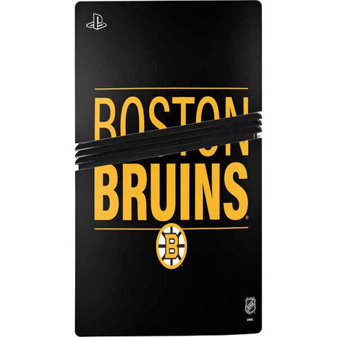 NHL Boston Bruins Lineup PS5 Pro Console Skin