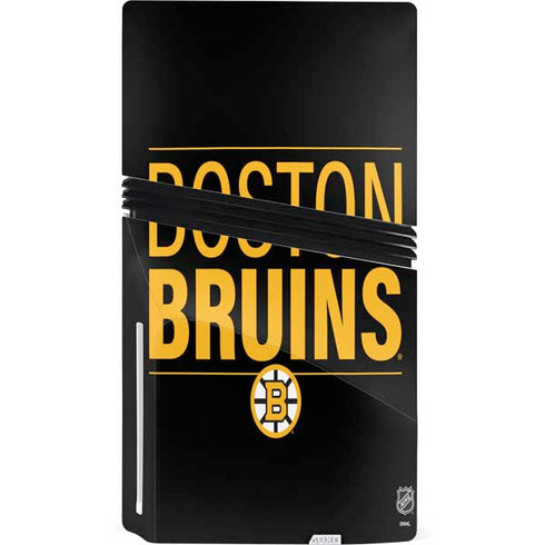 NHL Boston Bruins Lineup PS5 Pro Disk Console Skin