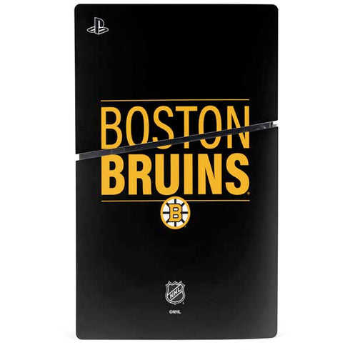 NHL Boston Bruins Lineup PS5 Slim Digital Edition Bundle Skin