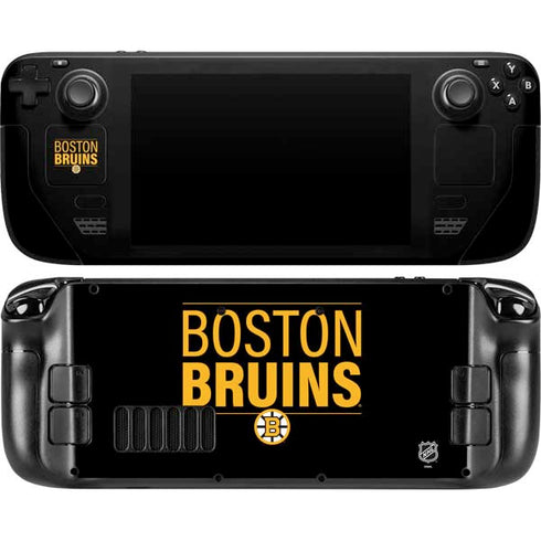 NHL Boston Bruins Lineup Steam Deck Handheld Gaming Computer Skin