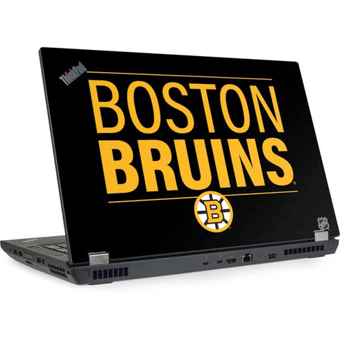 NHL Boston Bruins Lineup Lenovo ThinkPad Skin