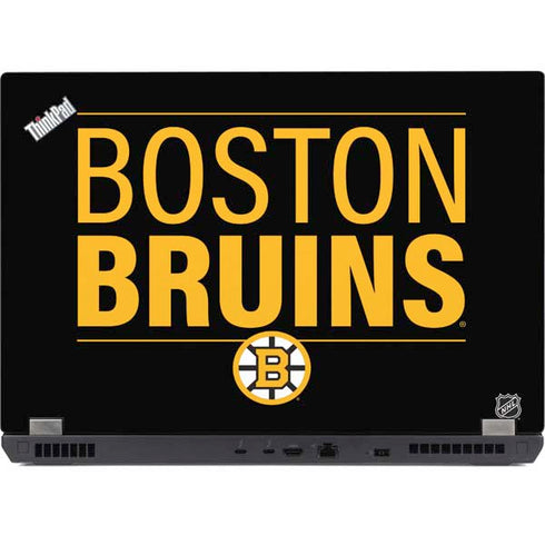 NHL Boston Bruins Lineup Lenovo ThinkPad Skin