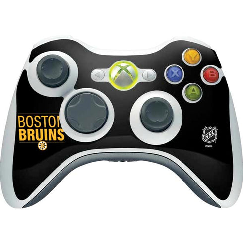 NHL Boston Bruins Lineup Xbox 360 Wireless Controller Skin
