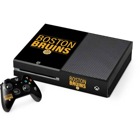 NHL Boston Bruins Lineup Xbox One Console and Controller Bundle Skin