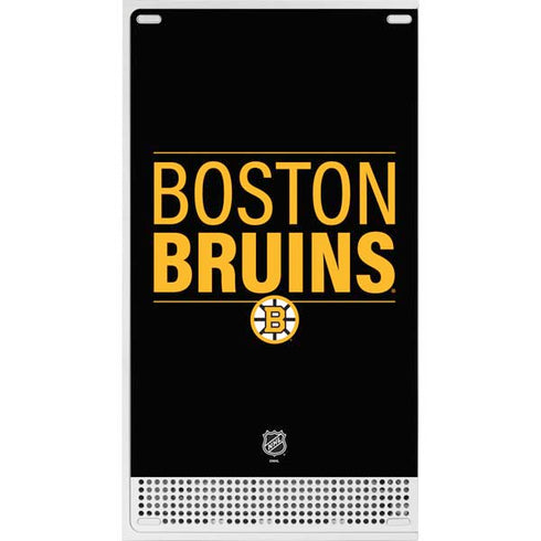 NHL Boston Bruins Lineup Xbox Series S Console Skin