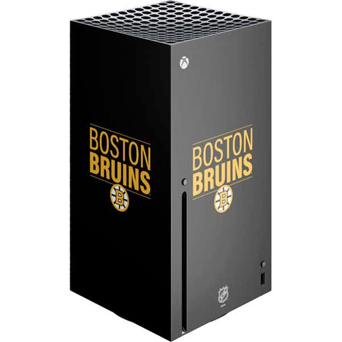 NHL Boston Bruins Lineup Xbox Series X Console Skin