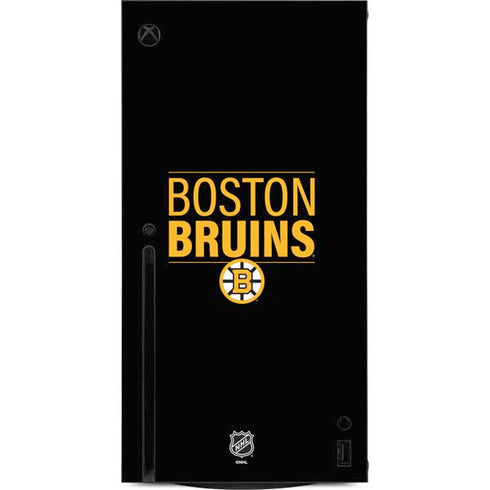NHL Boston Bruins Lineup Xbox Series X Console Skin