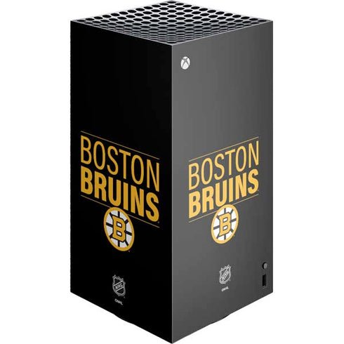 NHL Boston Bruins Lineup XBox Series X Digital Edition Console Skin