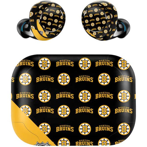 NHL Boston Bruins Pattern Amazon Echo Buds Skin