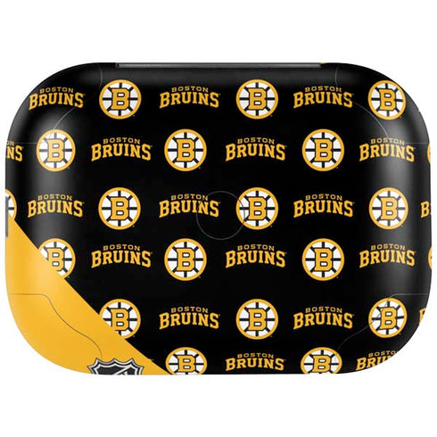 NHL Boston Bruins Pattern Amazon Echo Buds Skin