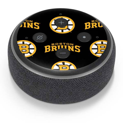 NHL Boston Bruins Pattern Amazon Echo Dot Skin