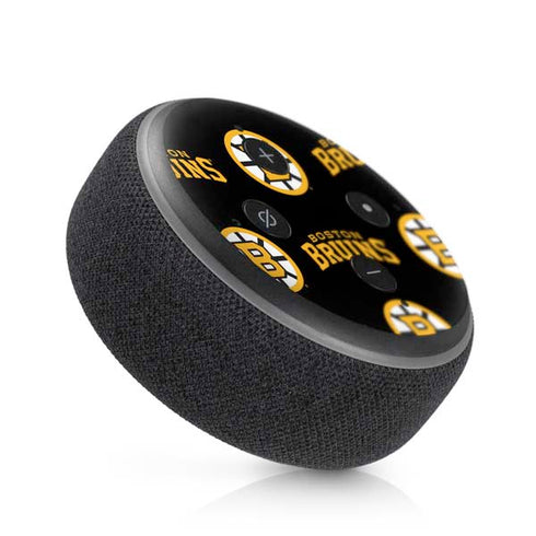 NHL Boston Bruins Pattern Amazon Echo Dot Skin