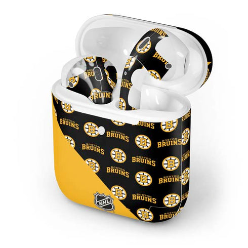 NHL Boston Bruins Pattern Apple AirPods 2 Skin