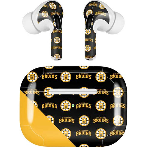 NHL Boston Bruins Pattern Apple AirPods Pro Skin