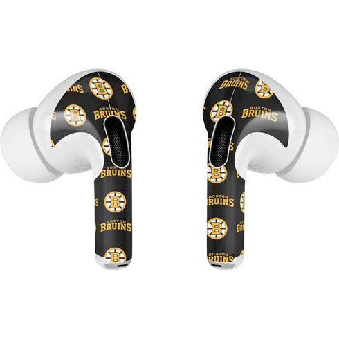 NHL Boston Bruins Pattern Apple AirPods Pro Skin