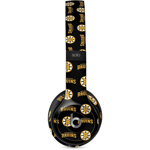 NHL Boston Bruins Pattern Beats Solo 2 Wired Skin