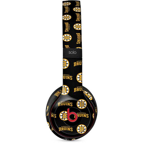 NHL Boston Bruins Pattern Beats Solo 2 Wireless Skin