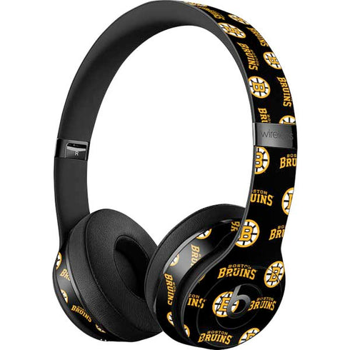 NHL Boston Bruins Pattern Beats Solo 3 Wireless Skin