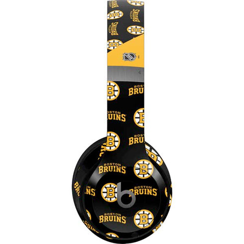 NHL Boston Bruins Pattern Beats Solo 4 Wireless Headphones Skin