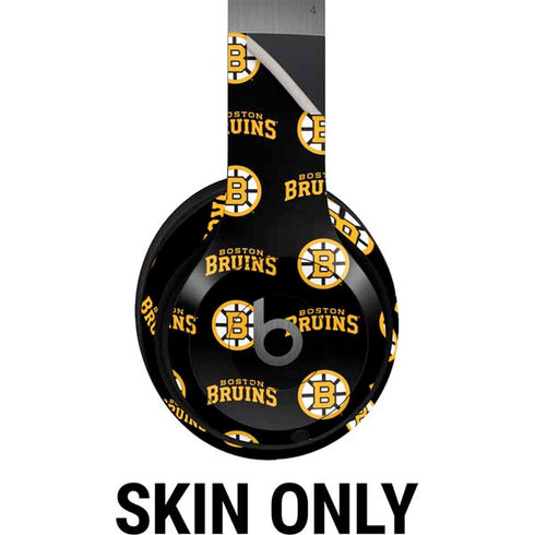 NHL Boston Bruins Pattern Beats Solo 4 Wireless Headphones Skin