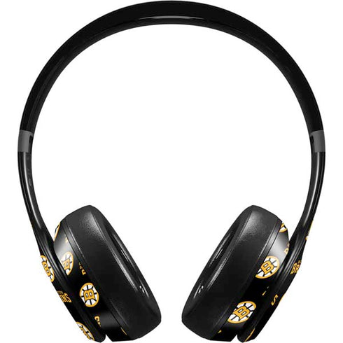 NHL Boston Bruins Pattern Beats Solo 4 Wireless Headphones Skin