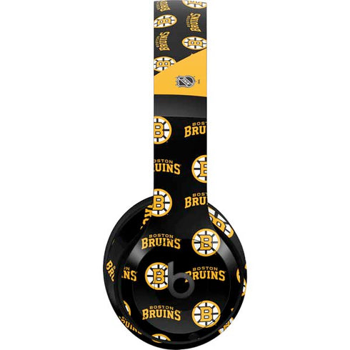 NHL Boston Bruins Pattern Beats Studio Pro Wireless Headphones Skin