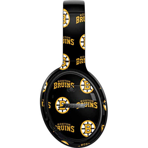 NHL Boston Bruins Pattern Bose QuietComfort 35 Headphones Skin