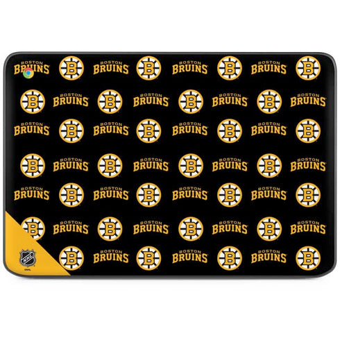 NHL Boston Bruins Pattern HP Chromebook Skin