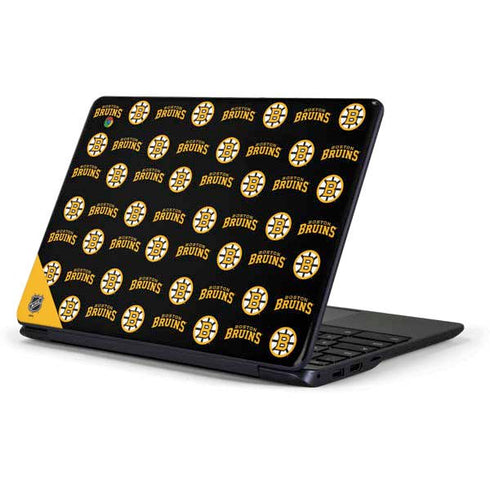 NHL Boston Bruins Pattern Samsung Chromebook Skin